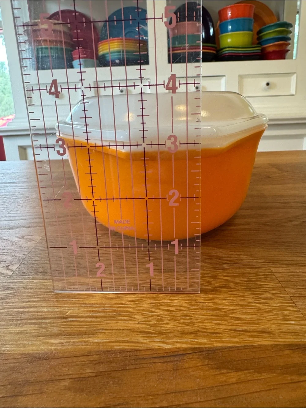 🌻 Vintage Pyrex 043 Sunflower Daisy Orange Oval Casserole w/ Lid 1.5 Qt